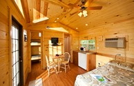 Inside of Studio Deluxe Cabin